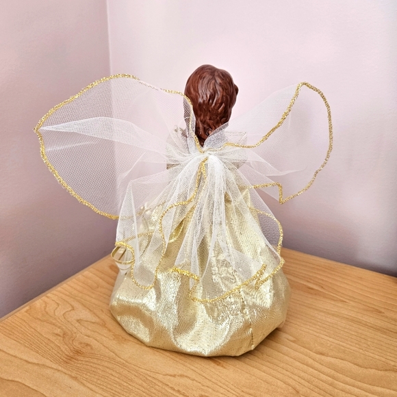 Porcelain Gold Angel - Picture 4 of 4